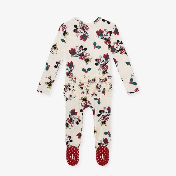 Posh Peanut Footie- Minnie Christmas - Picture 2 of 5